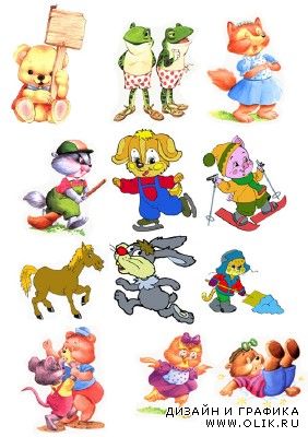 Children's cartoon characters pack 2 for PHSP