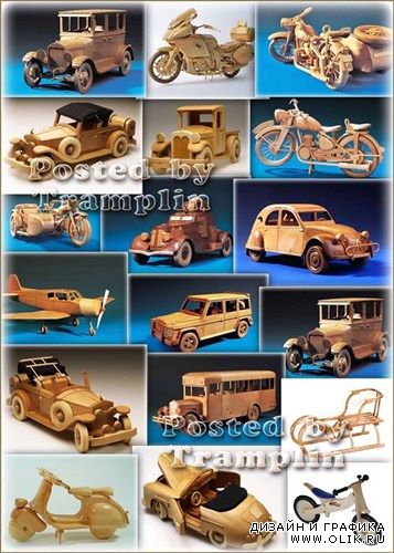 Деревянные модельки – Машинки, мотоциклы, велосипеды, санки