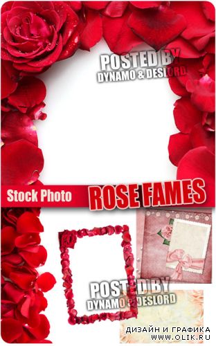 Рамки из роз - Растровый клипарт