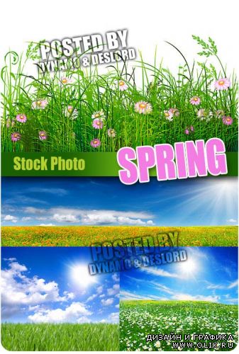 Весна - Растровый клипарт