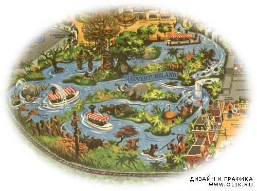 Disneyland Old Maps Images