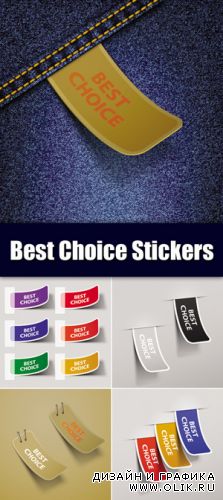 Best Choiсe Stickers Vector