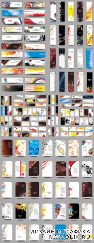 Abstract Banners & Cards Vector