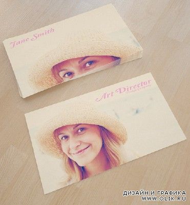 Photo Business Card Template for PHSP