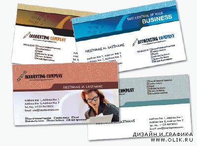 Financial Business Cards Psd for PHSP