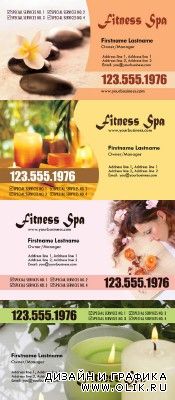 Spa Business Cards Psd for PHSP