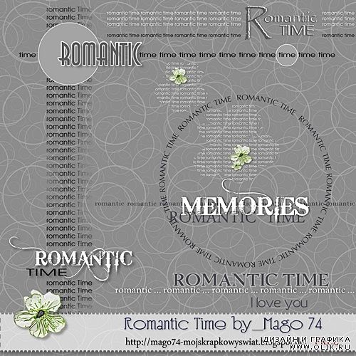 Романтический скрап-набор - Romantic Time