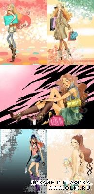 Collection Lovely Psd Girl Source Pack 7 for PHSP