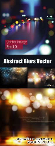 Abstract Blurs Backgrounds Vector