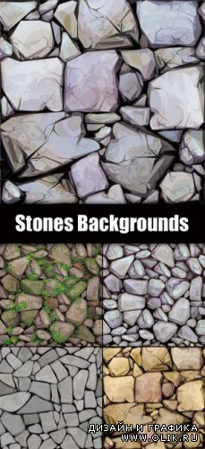 Stones Backgrounds Vector