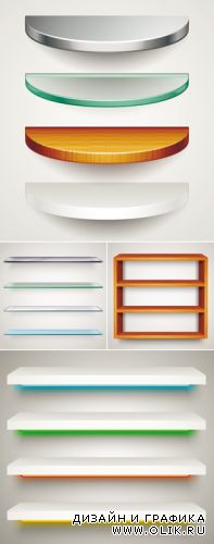 Various Shelves Vector 2