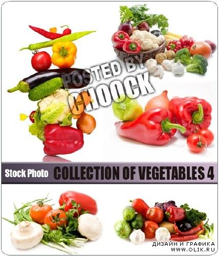 Коллекция овощей 4 - растровый клипарт