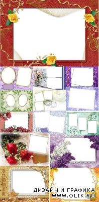 Collection of Spring Photo frames pack 6