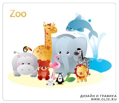 Zoo Animal Vector