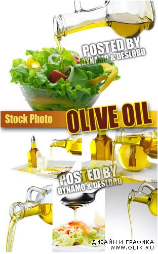 Оливковое масло - Растровый клипарт