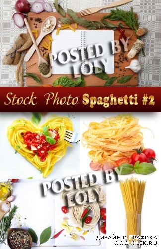 Спагетти #2 - Растровый клипарт