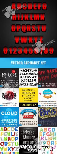 Vector alphabet set 0238