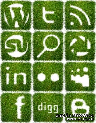 Grass Icons set