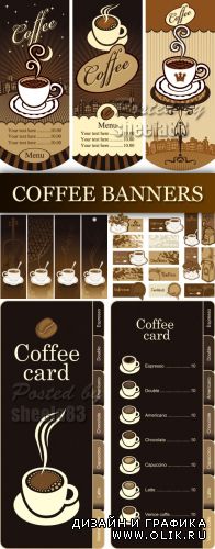 Coffee Banners Vector