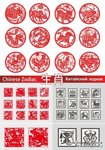 Chinese zodiac signs / Китайские знаки зодиака