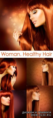 Женские здоровые волосы / Woman healthy hair