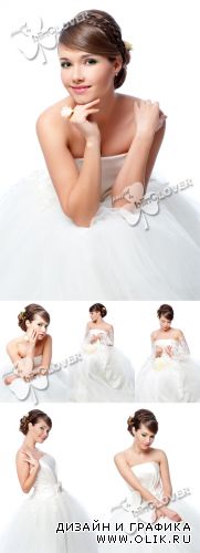 Portrait of beautiful bride 0295