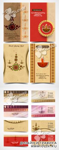 Traditional business card set 0306