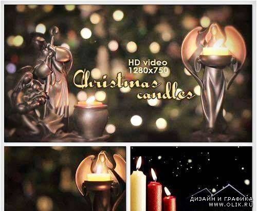Christmas Candles (Сборка Footage HD)