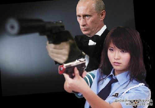 Фото со знаменитостями - Путин 007
