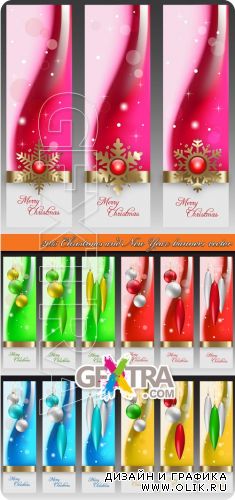 2013 новогодние и рождественские баннеры | 2013 Christmas and New Year banners vector