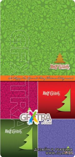 2013 Праздничные новогодние и рождественские фоны часть 2 | 2013 Happy New Year and Merry Christmas holiday vector backgrounds set 2