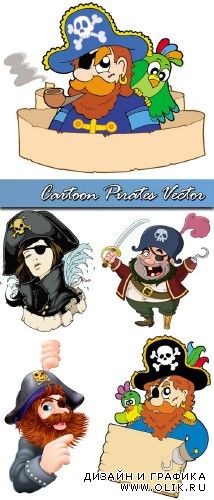 Cartoon Pirates Vector