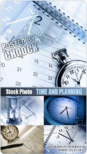 Время и планирование - растровый клипарт
