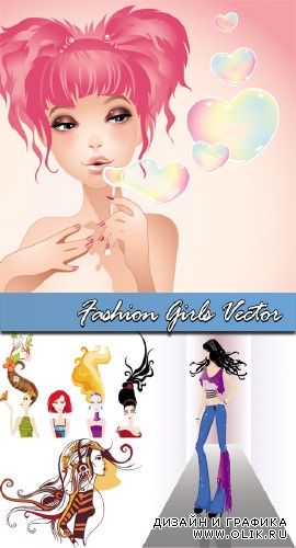 Fashion Girls Vector
