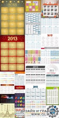 Vector Calendar 2013