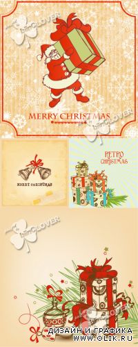 Vintage Christmas card 0343