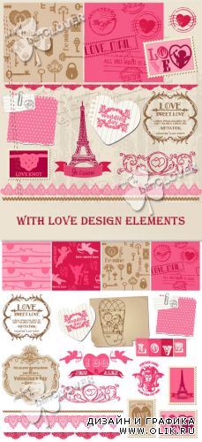 With love design elements 0365