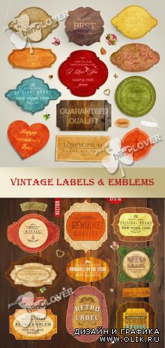 Vintage labels and emblems 0368