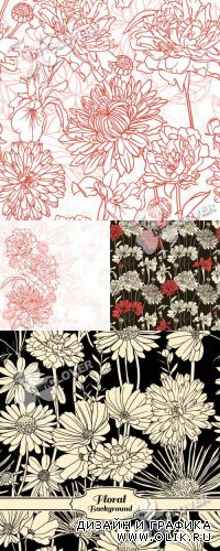 Abstract floral background 0374