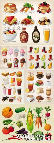 Various Food Vector