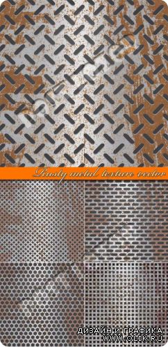 текстуры ржавый металл | Rusty metal texture vector