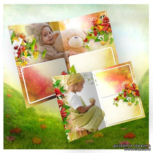 Красивая цветочная фотокнига для детей и взрослых - Счастье пахнет цветами
