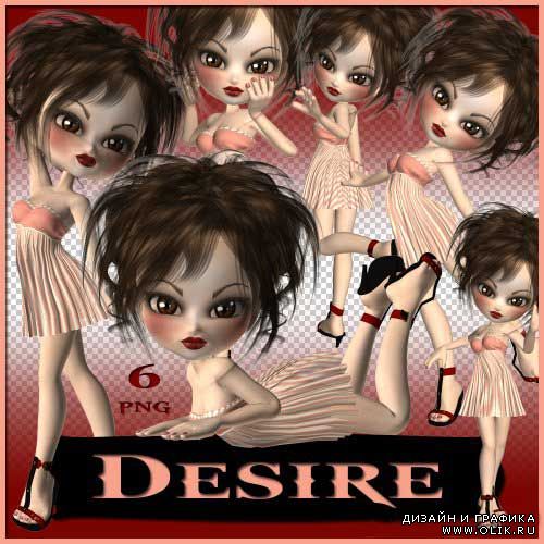 Скрап-набор - Desire