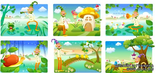 Spring Story Vector