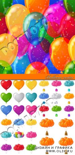 Воздушные шары | Balloons vector