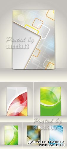 Abstract Business Templates Vector