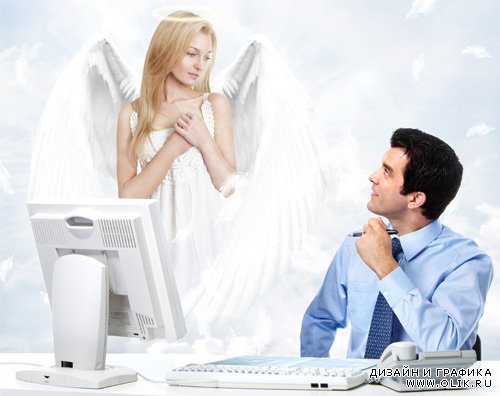 Мужской шаблон – Совет ангела