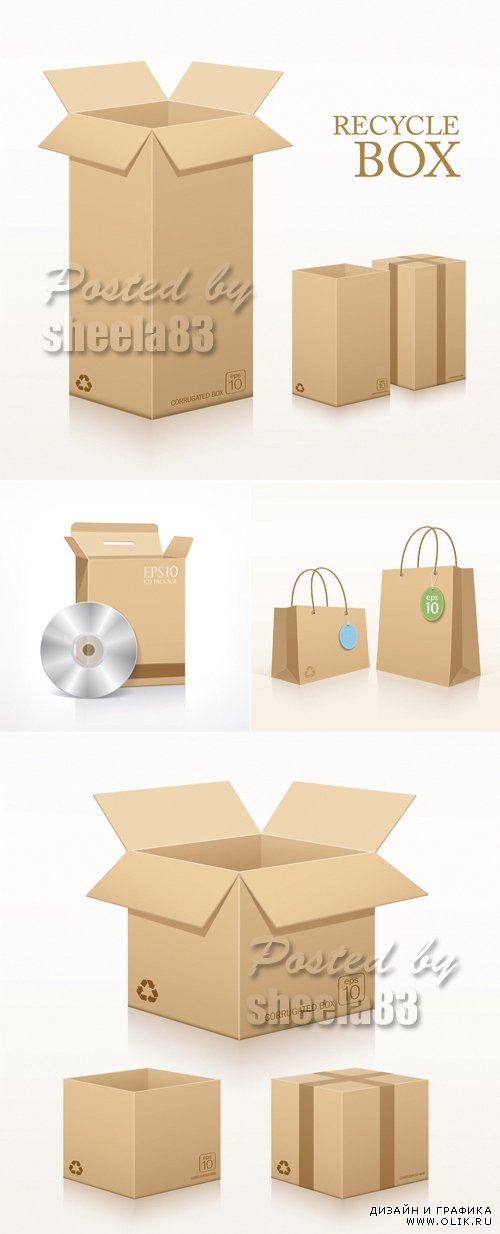 Cardboard Package Vector