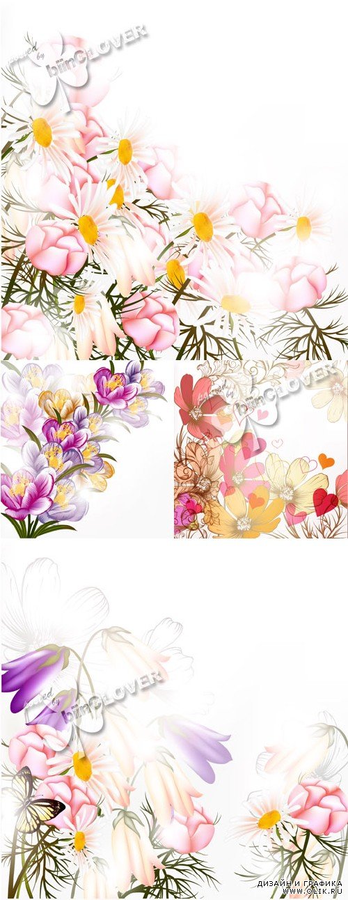 Elegant floral background 0416