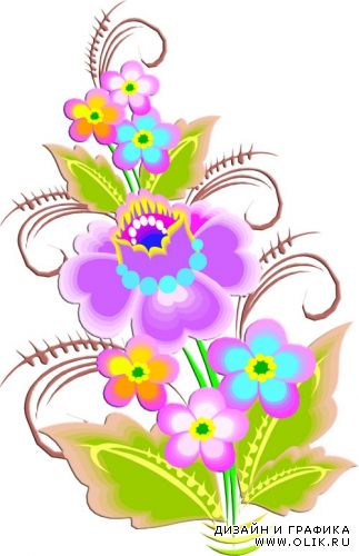 Flowers Drawn Нарисую карандашиком цветок....